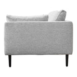 Moes Home Raval Sofa Light Grey in Light Grey