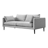 Moes Home Raval Sofa Light Grey in Light Grey