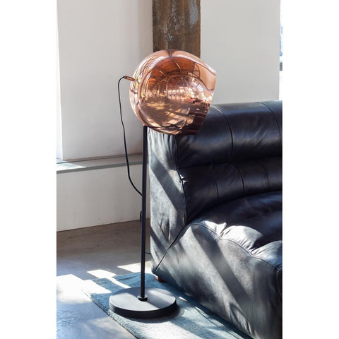 Moes Home Reverb Floor Lamp in Copper