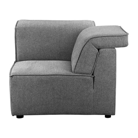 Moes Home Rodeo Corner in Charcoal Grey