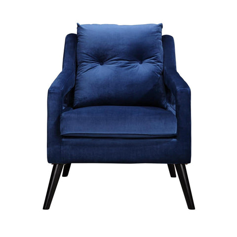 Moes Home Rollins Arm Chair Blue