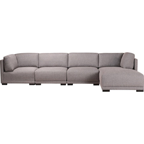 Moes Home Romeo Modular Sectional Right Grey