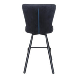 Moes Home Sonnet Counter Stool in Sky Blue