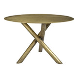 Moes Home Sonoma Dining Table in Brass