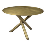 Moes Home Sonoma Dining Table in Brass