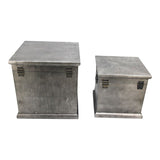 Moes Home Stash Storage Boxes Set Of Two in Black