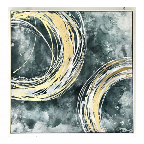 Moes Home Strands Of Gold 2 Wall Decor