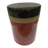 Moes Home Strato Ceramic Stool in Red