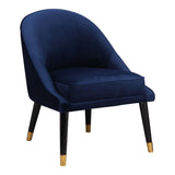 Moes Home Terrion Accent Chair in Blue