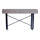 Moes Home Tiburon Console Table in Light Grey