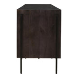 Moes Home Tobin Entertainment Unit in Light Brown