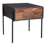 Moes Home Tobin Side Table in Light Brown