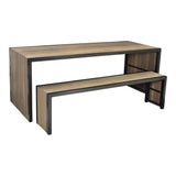 Moes Home Tofino Dining Table Cocoa in Natural
