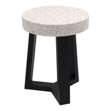 Moes Home Vault Stool in White