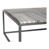 Moes Home Winslow Marble Coffee Table in Grey