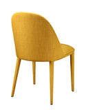 Moes Libby Dining Chair In Yellow