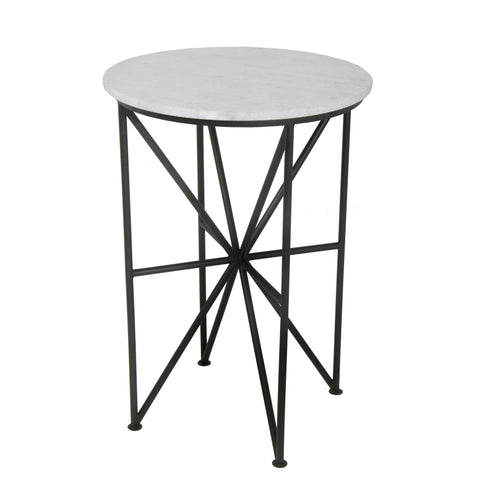 Moes Quadrant Glass Accent Table