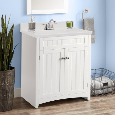 OS Home and Office Bathroom Vanity Cabinet with Resin Basin