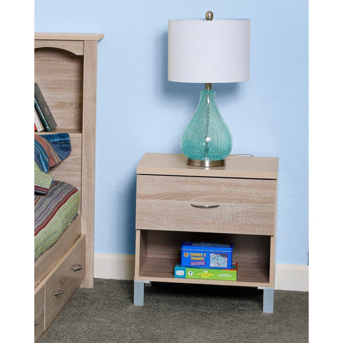 OS Home and Office Furniture Model 41107 One Drawer Night Stand