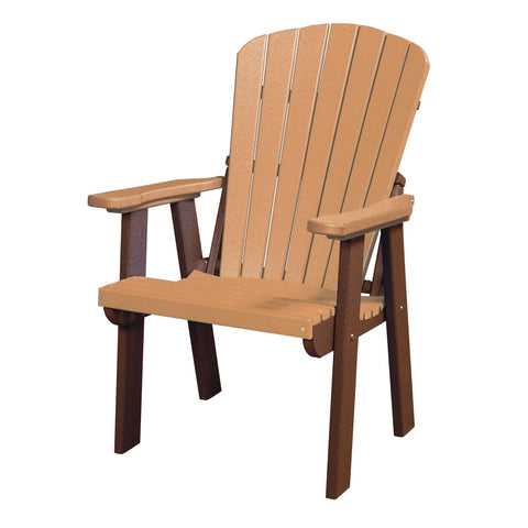 OS Home and Office Model 511CTB Fan Back Chair Made in the USA- Cedar, Tudor Brown Base