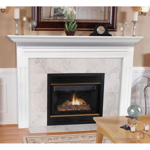Pearl Mantel Newport MDF 48" Mantel In White Paint