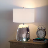Hudson & Canal Ora Table Lamp In Faceted Chrome
