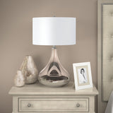 Hudson & Canal Mirabella Table Lamp In Smoked Chrome Ombre