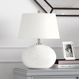 Hudson & Canal Reese Table Lamp In Opaque White Glass
