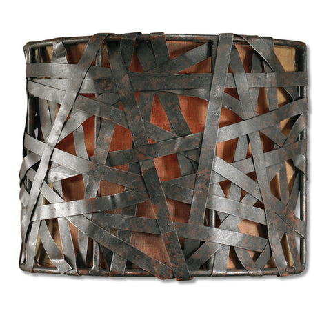 Uttermost Alita 1 Lt Wall Sconce in Aged Black
