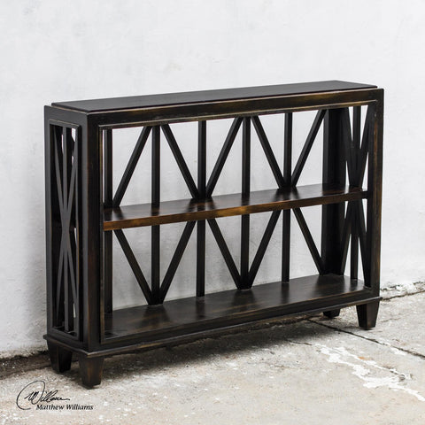 Uttermost Asadel Wood Console Table