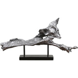 Uttermost Cosma Sculpture in Antiqued Metallic Silver w/ Matte Black