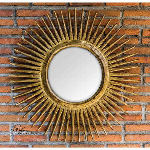 Uttermost Destello Gold Starburst Mirror
