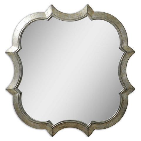 Uttermost Farista Wall Mirror in Antiqued Silver