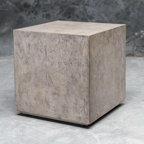 Uttermost Kioni Gray Cube Table