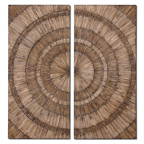 Uttermost Lanciano 2 Wall Panel in Natural Wood