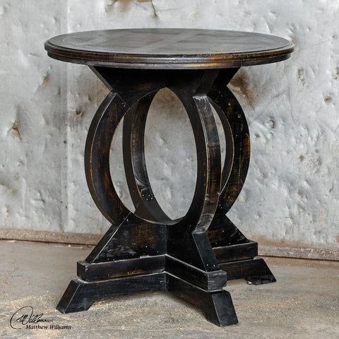 Uttermost Maiva Black Accent Table