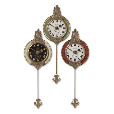 Uttermost Monarch Clock (Set of 3)