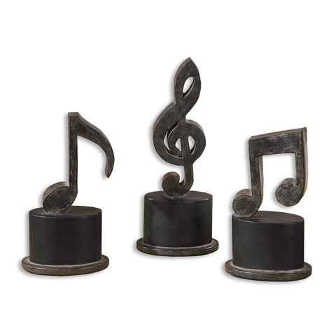 Uttermost Music Notes (Set of 3)