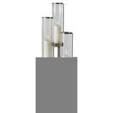 Uttermost Risto Candleholder w/ Brushed Aluminum Accents