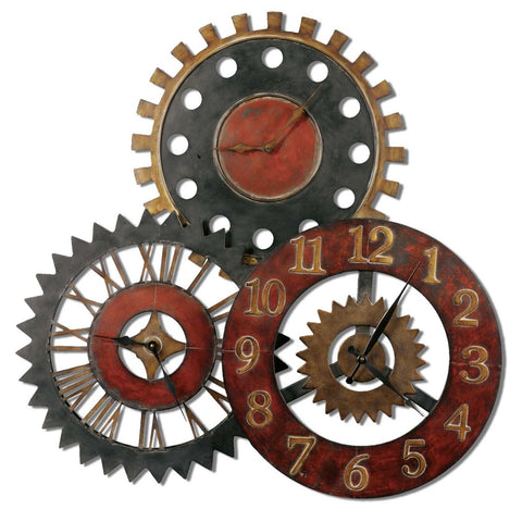 Uttermost Rusty Movements Clock