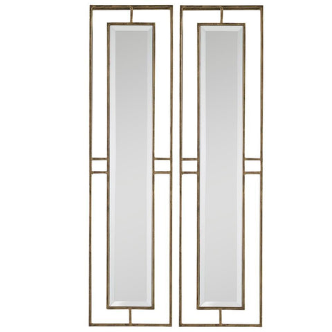 Uttermost Rutledge Gold Mirrors, S/2