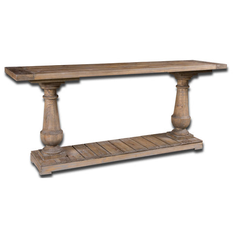 Uttermost Stratford Console in Distressed Patina