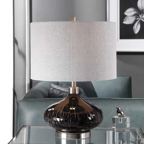 Uttermost Uttermost Ampara Deep Charcoal Table Lamp