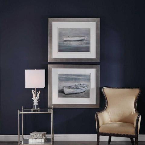 Uttermost Uttermost Anchored By The Beach Framed Prints Set of 2