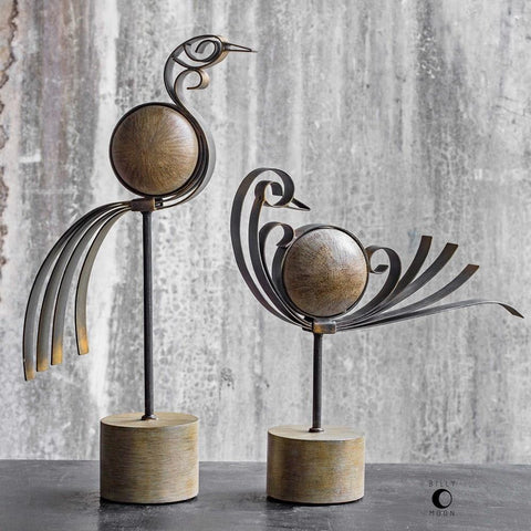 Uttermost Uttermost Anvi Bird Sculptures, Set of 2