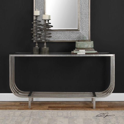 Uttermost Uttermost Arlice Bright Silver Console Table