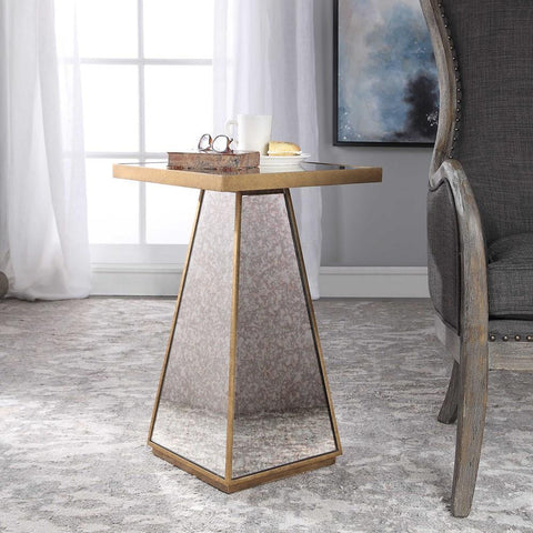 Uttermost Uttermost Atlee Mirrored Accent Table