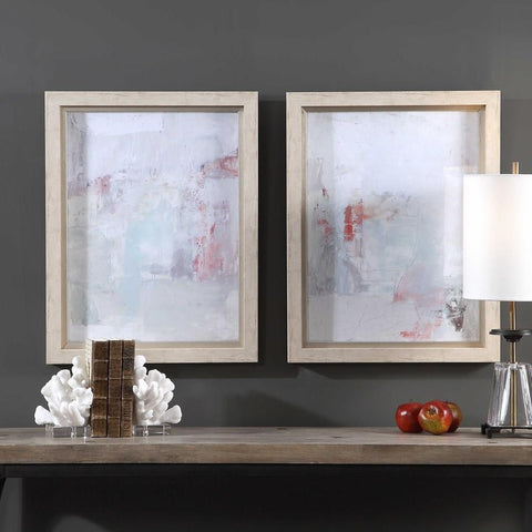 Uttermost Uttermost Barely There Framed Prints, Set of 2