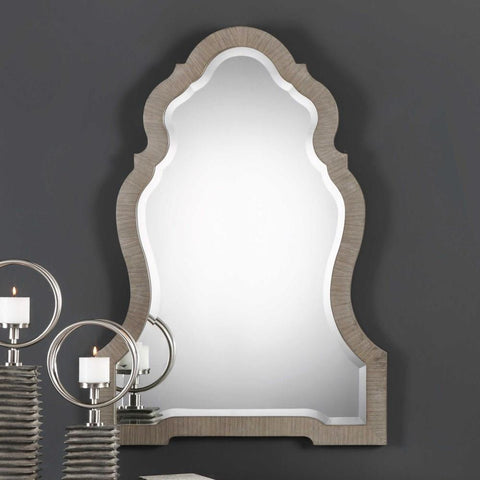 Uttermost Uttermost Carroll Aged Gray Arch Mirror