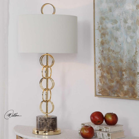Uttermost Uttermost Catarina Table Gold Ring Lamp